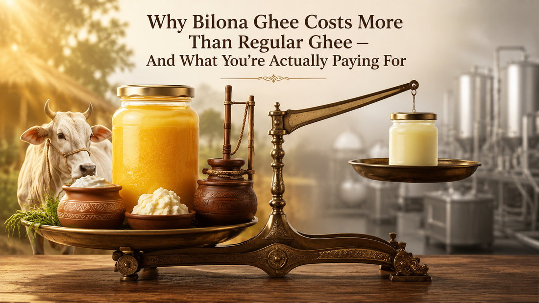 Why Bilona Ghee Costs More Than Regular Ghee — And What You’re Actually Paying For