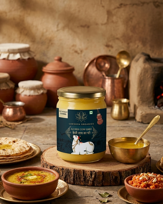 ORGANIC A2 DESI COW BILONA GHEE 500ML