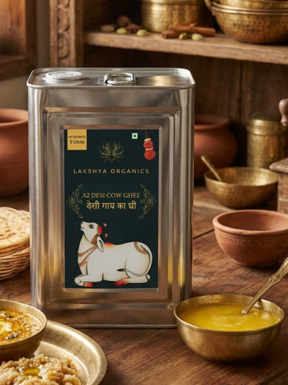 ORGANIC A2 DESI COW BILONA GHEE 5000ML